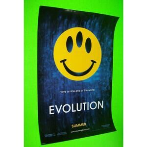 Evolution Movie Poster David Duchovny Original Space Age Comedy Artwork 2001